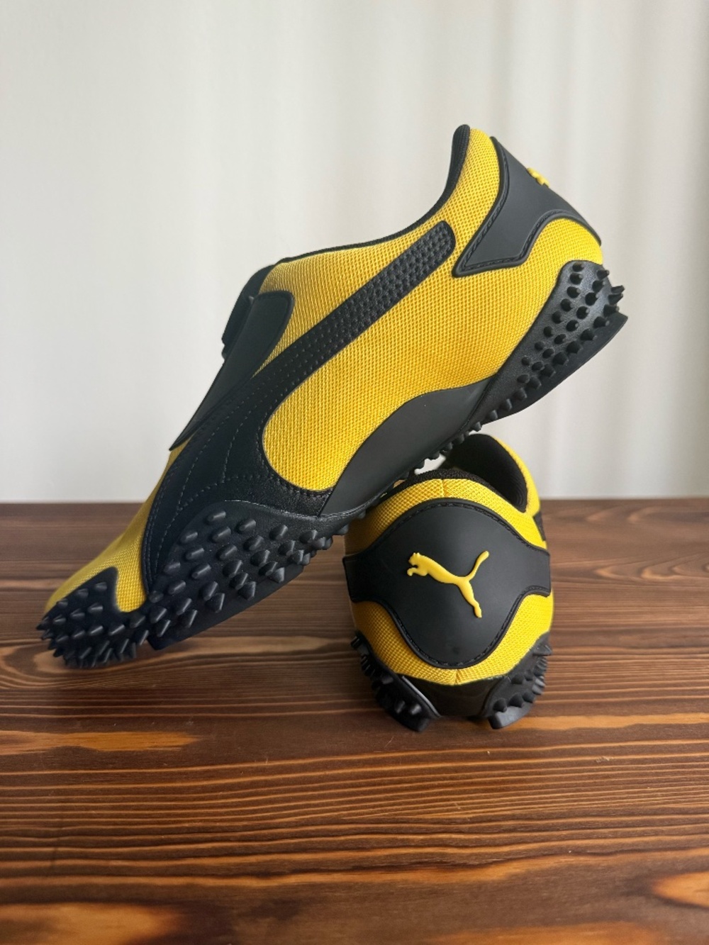 PUMA MOSTRO OG PRIME PELE YELLOW BLACK SNEAKERS 403206-15 SIZE 9.5 NEW